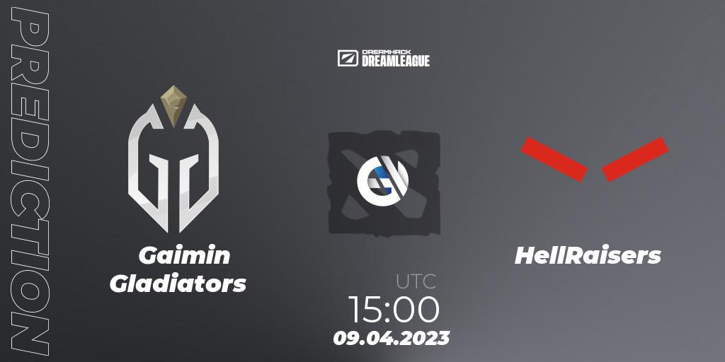 Pronósticos Gaimin Gladiators - ex-HellRaisers. 09.04.2023 at 15:24. DreamLeague Season 19 - Group Stage 1 - Dota 2
