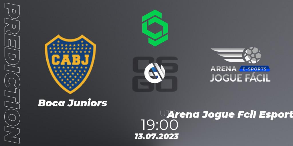 Pronósticos Boca Juniors - Arena Jogue Fácil Esports. 13.07.2023 at 19:30. CCT South America Series #8 - Counter-Strike (CS2)