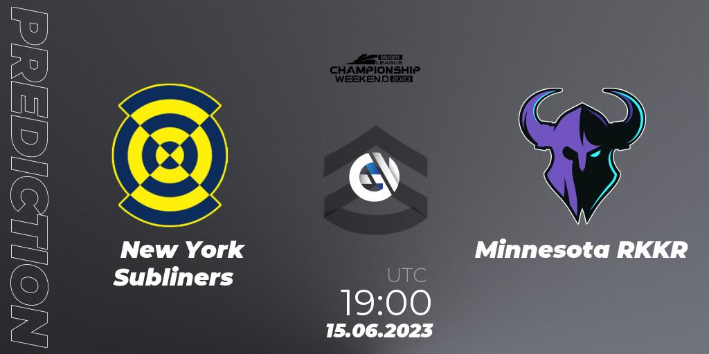 Pronósticos New York Subliners - Minnesota RØKKR. 15.06.2023 at 19:00. Call of Duty League Championship 2023 - Call of Duty