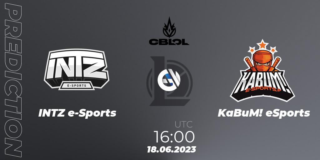 Pronósticos INTZ e-Sports - KaBuM! eSports. 18.06.23. CBLOL Split 2 2023 Regular Season - LoL