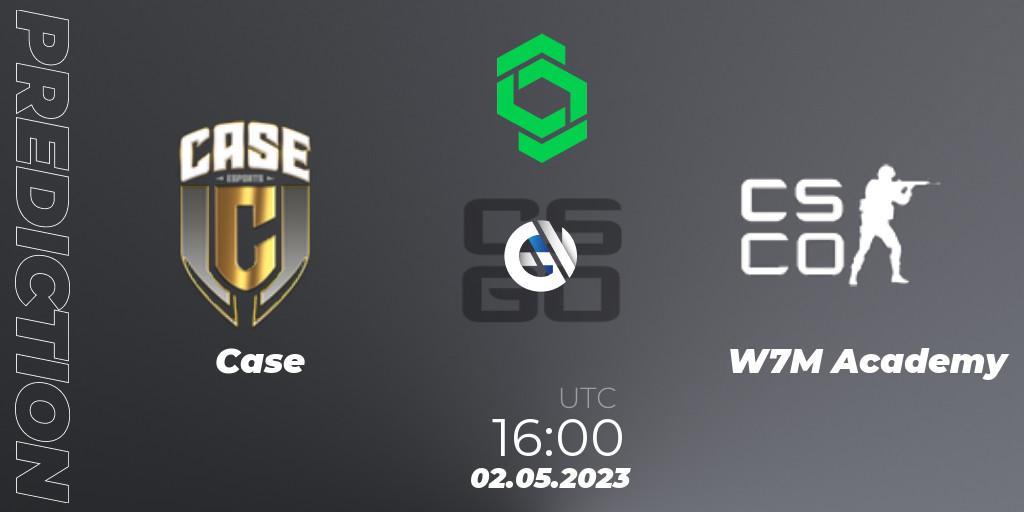 Pronósticos Case - w7m Academy. 02.05.2023 at 16:00. CCT South America Series #7 - Counter-Strike (CS2)