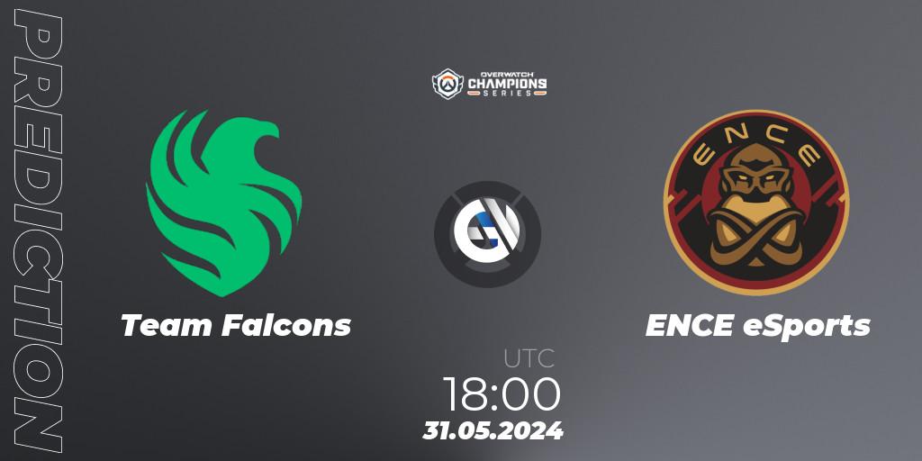 Pronósticos Team Falcons - ENCE eSports. 31.05.2024 at 18:00. Overwatch Champions Series 2024 Major - Overwatch