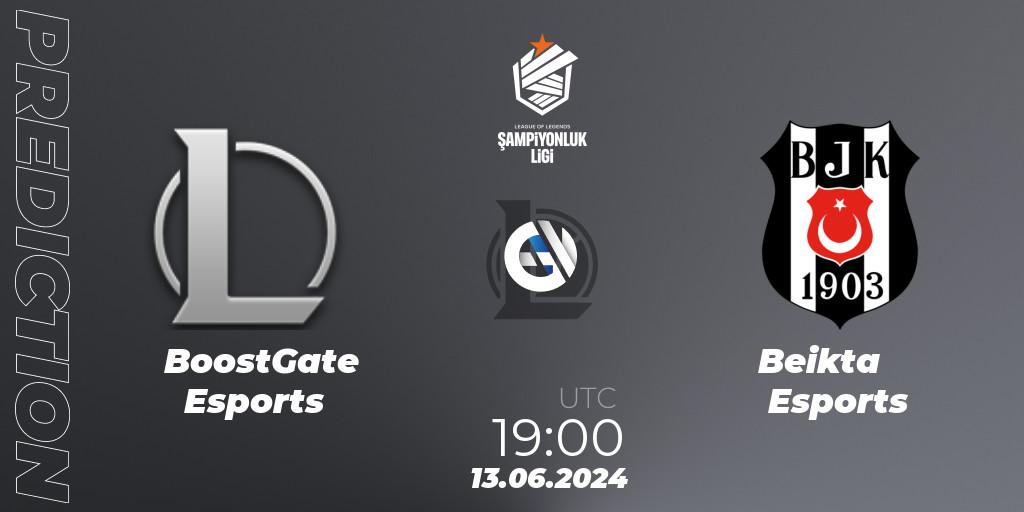 Pronósticos BoostGate Esports - Beşiktaş Esports. 13.06.2024 at 19:00. TCL Summer 2024 - LoL