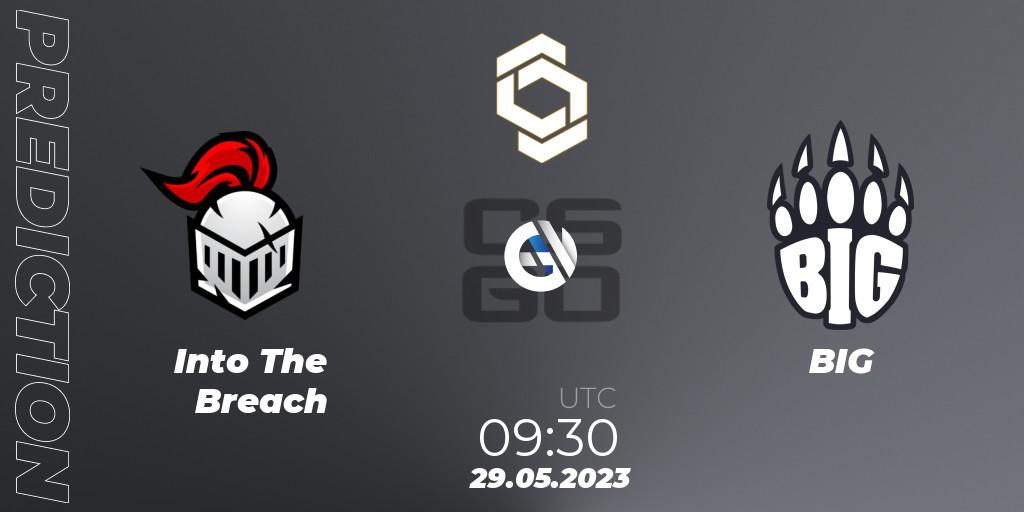 Pronósticos Into The Breach - BIG. 29.05.2023 at 09:30. CCT 2023 Online Finals 1 - Counter-Strike (CS2)