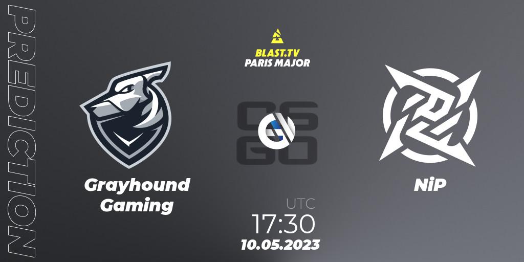 Pronósticos Grayhound Gaming - NiP. 10.05.23. BLAST Paris Major 2023 Challengers Stage - CS2 (CS:GO)