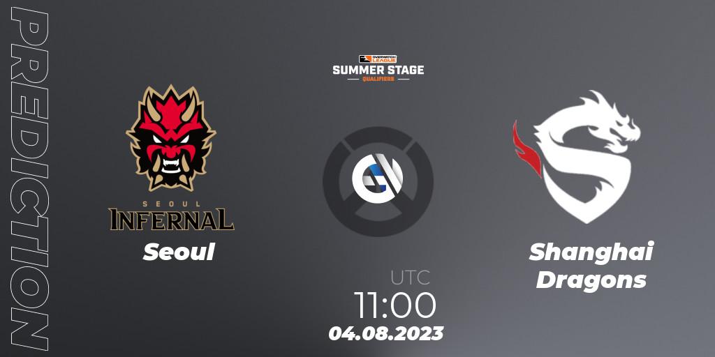 Pronósticos Seoul - Shanghai Dragons. 04.08.23. Overwatch League 2023 - Summer Stage Qualifiers - Overwatch