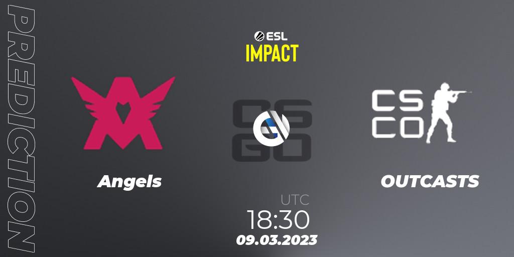 Pronósticos Angels - GUILD. 09.03.23. ESL Impact League Season 3: European Division - CS2 (CS:GO)