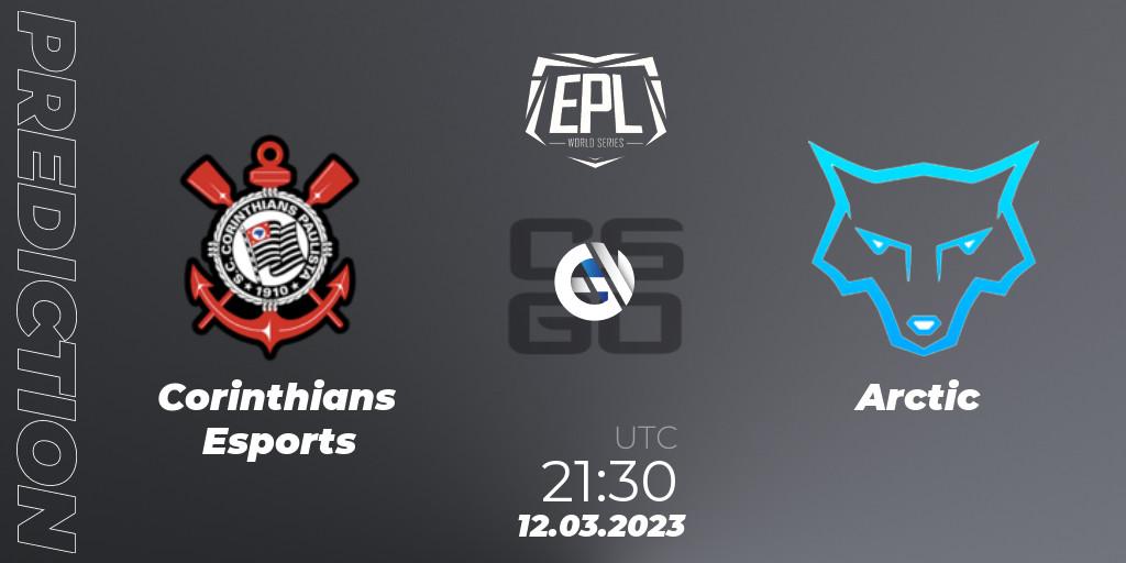 Pronósticos Corinthians Esports - Arctic. 12.03.2023 at 22:50. EPL World Series: Americas Season 3 - Counter-Strike (CS2)
