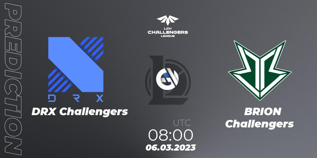 Pronósticos DRX Challengers - Brion Esports Challengers. 06.03.23. LCK Challengers League 2023 Spring - LoL