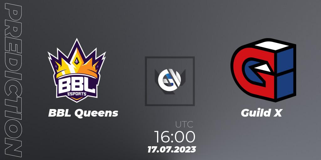Pronósticos BBL Queens - Guild X. 17.07.23. VCT 2023: Game Changers EMEA Series 2 - Group Stage - VALORANT