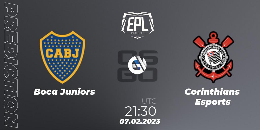 Pronósticos Boca Juniors - Corinthians Esports. 07.02.23. EPL World Series: Americas Season 2 - CS2 (CS:GO)