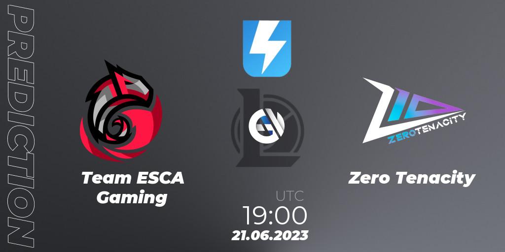 Pronósticos Team ESCA Gaming - Zero Tenacity. 20.06.2023 at 19:15. Ultraliga Season 10 2023 Regular Season - LoL
