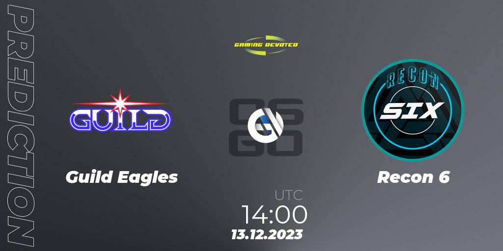 Pronósticos Guild Eagles - Recon 6. 13.12.2023 at 14:00. Gaming Devoted Become The Best - Counter-Strike (CS2)