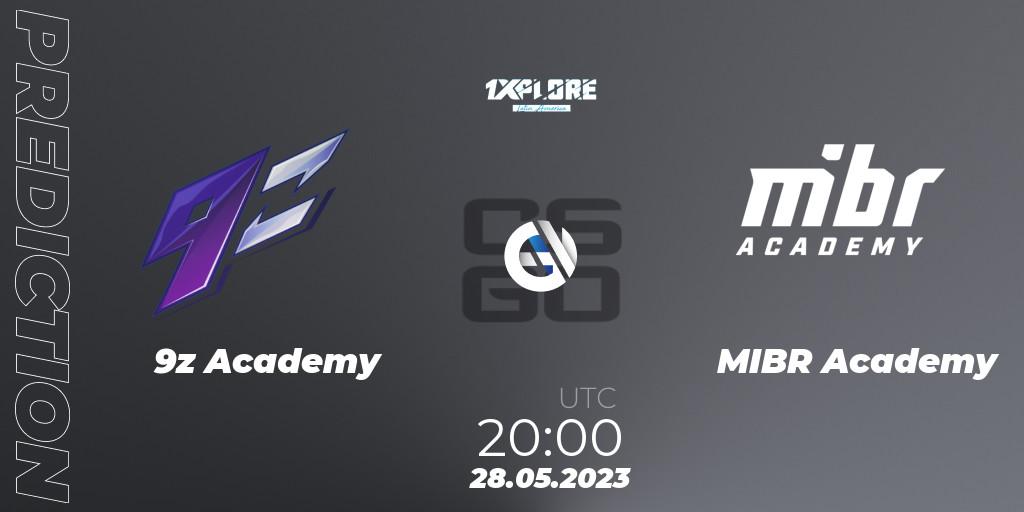 Pronósticos 9z Academy - MIBR Academy. 27.05.2023 at 23:00. 1XPLORE Latin America Cup 1 - Counter-Strike (CS2)