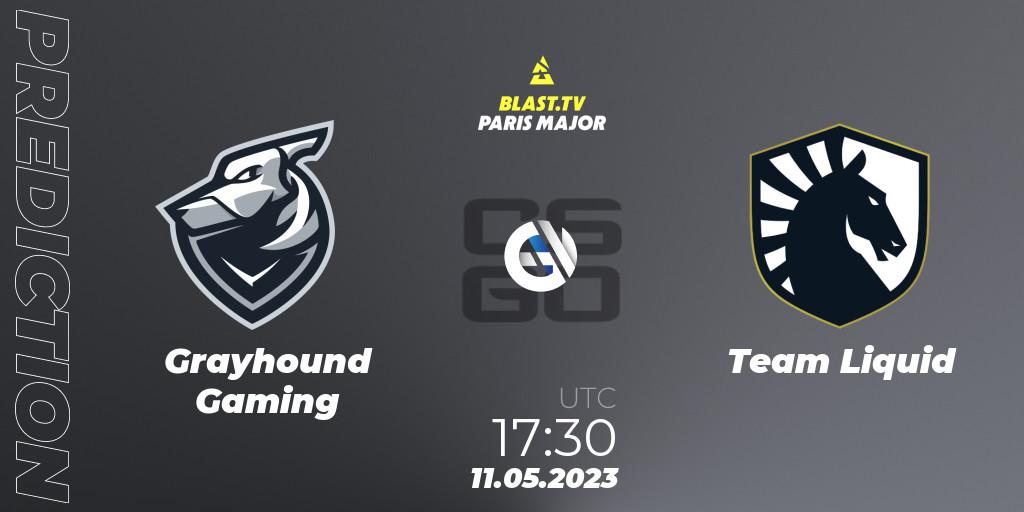 Pronósticos Grayhound Gaming - Team Liquid. 11.05.23. BLAST Paris Major 2023 Challengers Stage - CS2 (CS:GO)
