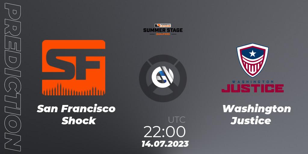 Pronósticos San Francisco Shock - Washington Justice. 14.07.23. Overwatch League 2023 - Summer Stage Qualifiers - Overwatch