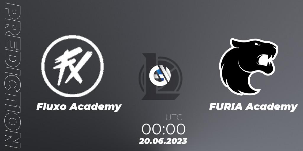 Pronósticos Fluxo Academy - FURIA Academy. 20.06.2023 at 00:00. CBLOL Academy Split 2 2023 - Group Stage - LoL