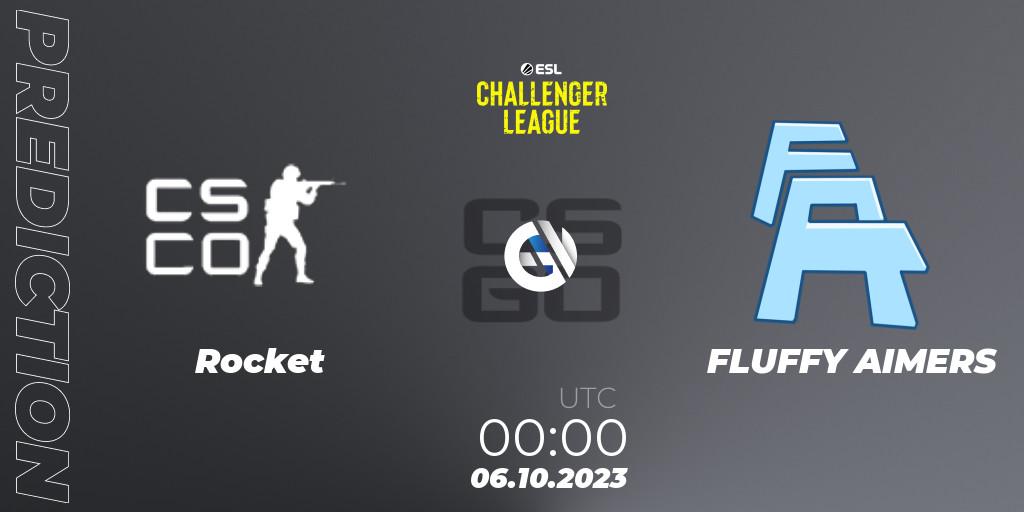 Pronósticos Rocket - FLUFFY AIMERS. 22.11.2023 at 22:30. ESL Challenger League Season 46: North America - Counter-Strike (CS2)
