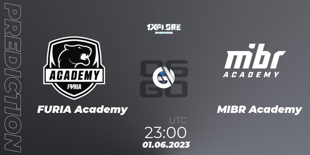 Pronósticos FURIA Academy - MIBR Academy. 01.06.23. 1XPLORE Latin America Cup 1 - CS2 (CS:GO)