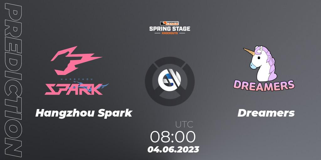 Pronósticos Hangzhou Spark - Dreamers. 04.06.23. OWL Stage Knockouts Spring 2023 - Overwatch