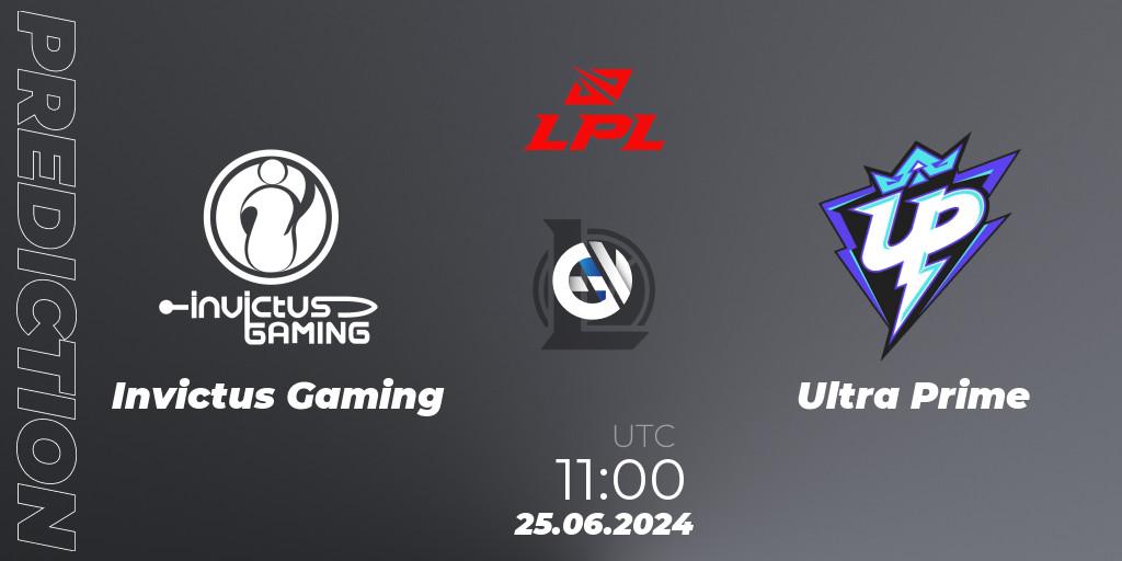 Pronósticos Invictus Gaming - Ultra Prime. 25.06.2024 at 09:00. LPL 2024 Summer - Group Stage - LoL