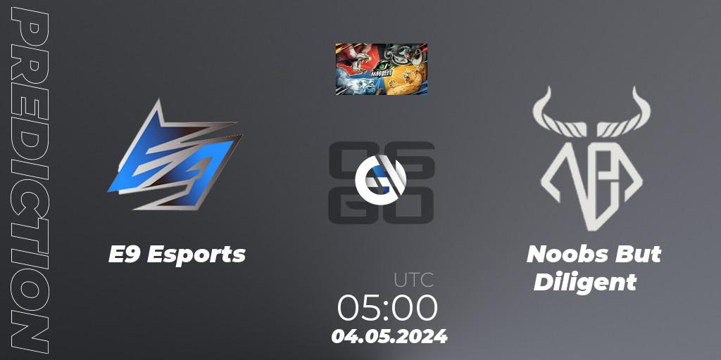 Pronósticos E9 Esports - Noobs But Diligent. 04.05.2024 at 05:00. Perfect World Wild Party Season 1 - Counter-Strike (CS2)