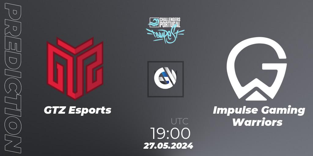 Pronósticos GTZ Esports - Impulse Gaming Warriors. 27.05.2024 at 18:00. VALORANT Challengers 2024 Portugal: Tempest Split 2 - VALORANT