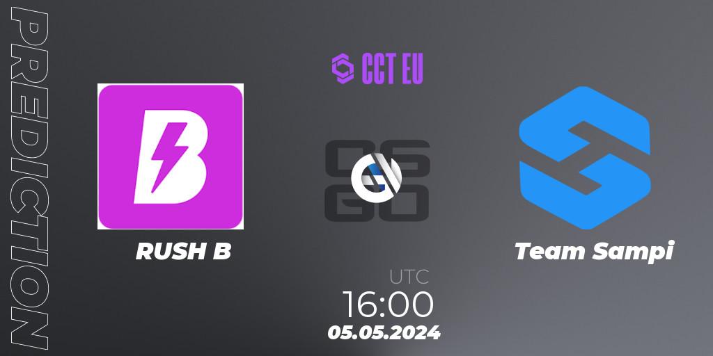 Pronósticos RUSH B - Team Sampi. 05.05.2024 at 16:00. CCT Season 2 Europe Series 2 - Counter-Strike (CS2)