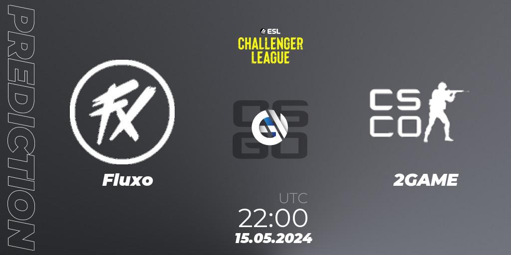 Pronósticos Fluxo - 2GAME. 15.05.2024 at 22:00. ESL Challenger League Season 47: South America - Counter-Strike (CS2)