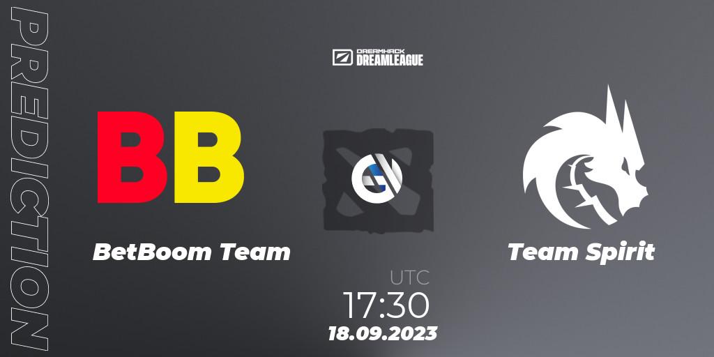 Pronósticos BetBoom Team - Team Spirit. 18.09.23. DreamLeague Season 21 - Dota 2
