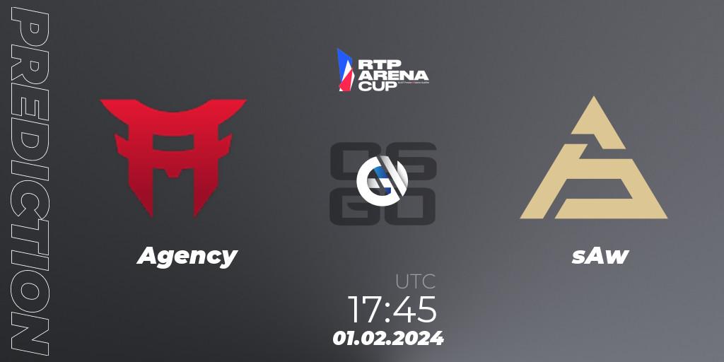 Pronósticos Agency - sAw. 01.02.2024 at 17:20. RTP Arena Cup 2024 - Counter-Strike (CS2)