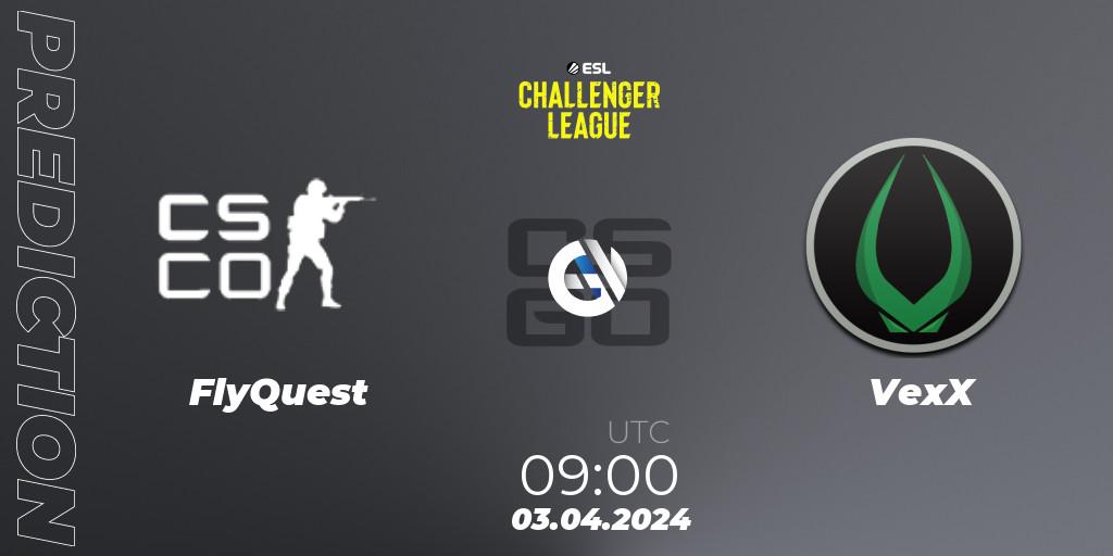 Pronósticos FlyQuest - VexX. 03.04.2024 at 09:00. ESL Challenger League Season 47: Oceania - Counter-Strike (CS2)
