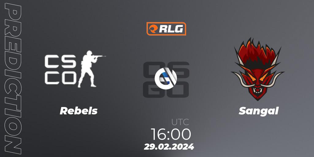 Pronósticos Rebels Gaming - Sangal. 29.02.24. RES European Series #1 - CS2 (CS:GO)
