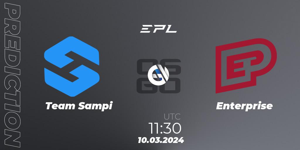 Pronósticos Team Sampi - Enterprise. 09.03.24. European Pro League Season 14 - CS2 (CS:GO)