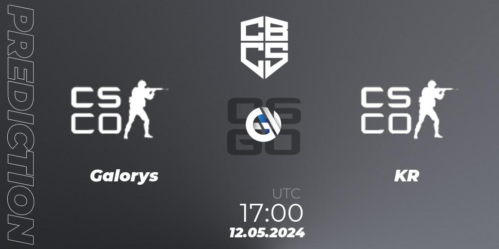 Pronósticos Galorys - KRÜ Esports. 12.05.2024 at 19:45. CBCS Season 4 - Counter-Strike (CS2)