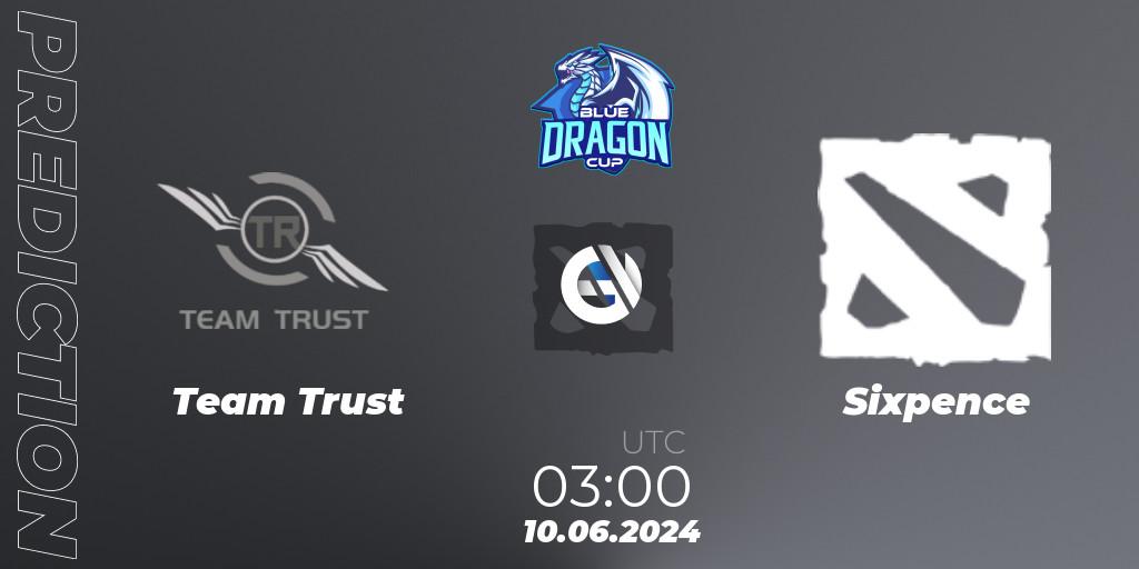 Pronósticos Team Trust - Sixpence. 13.06.2024 at 03:00. Blue Dragon Cup - Dota 2