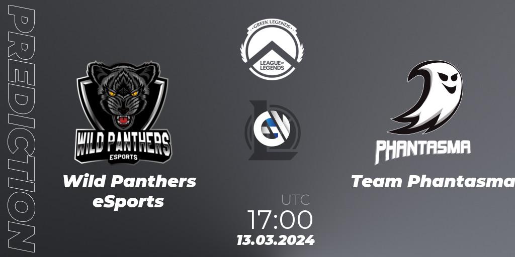 Pronósticos Wild Panthers eSports - Team Phantasma. 13.03.24. GLL Spring 2024 - LoL