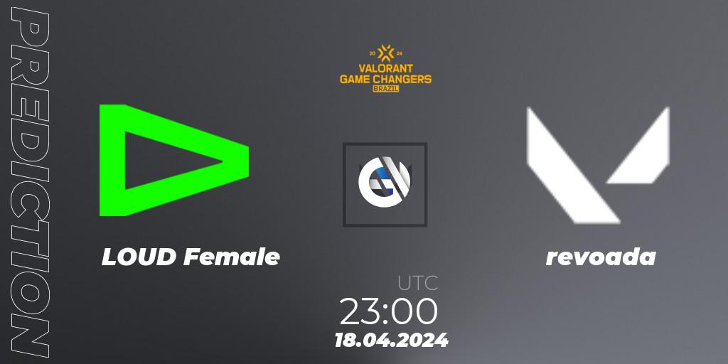 Pronósticos LOUD Female - revoada. 18.04.24. VCT 2024: Game Changers Brazil Series 1 - VALORANT