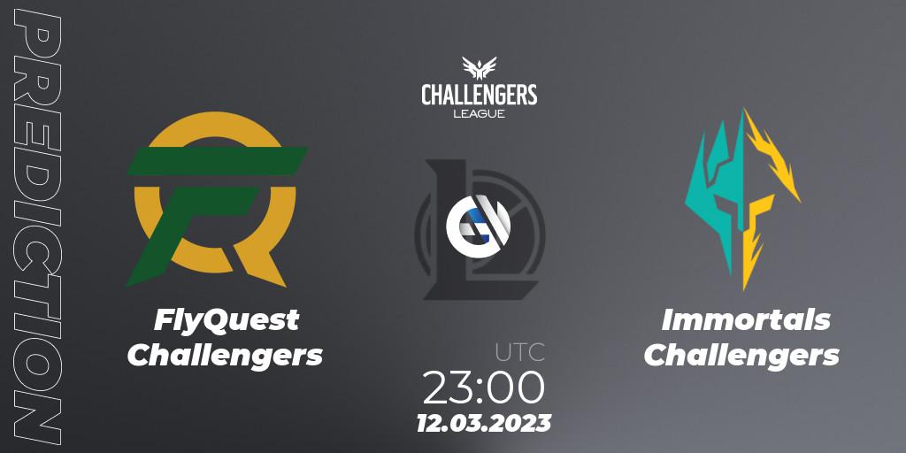 Pronósticos FlyQuest Challengers - Immortals Challengers. 12.03.23. NACL 2023 Spring - Playoffs - LoL