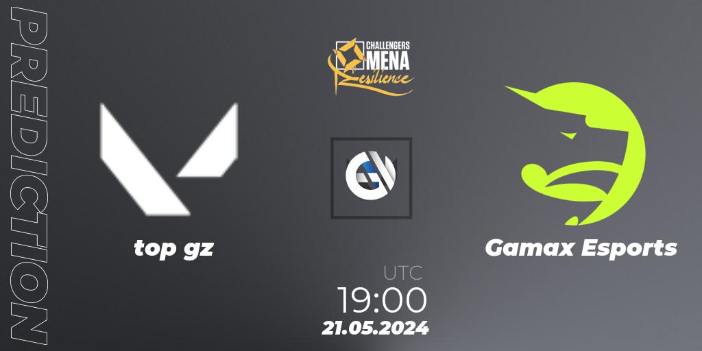 Pronósticos top gz - Gamax Esports. 21.05.2024 at 19:00. VALORANT Challengers 2024 MENA: Resilience Split 2 - Levant and North Africa - VALORANT