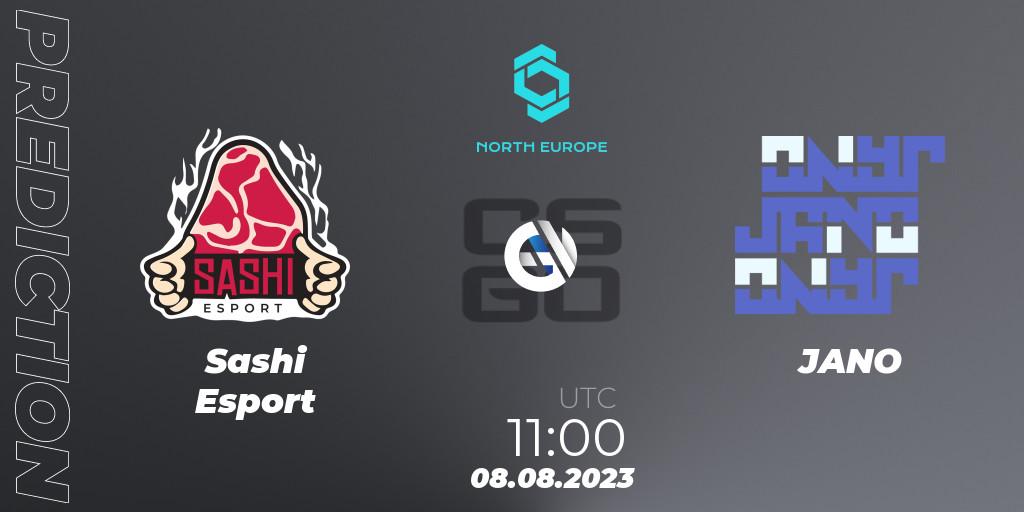 Pronósticos Sashi Esport - JANO. 08.08.2023 at 11:00. CCT North Europe Series #7: Closed Qualifier - Counter-Strike (CS2)