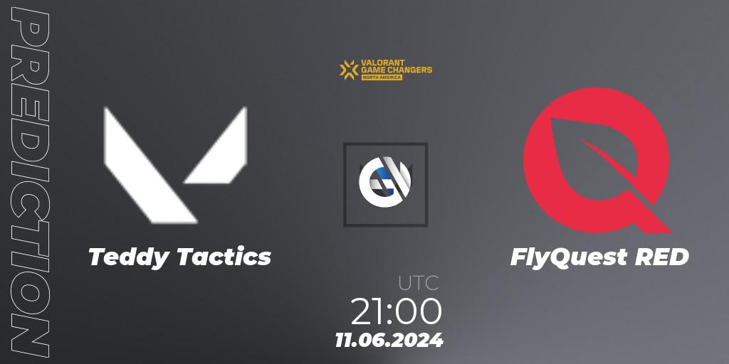Pronósticos Teddy Tactics - FlyQuest RED. 11.06.2024 at 21:00. VCT 2024: Game Changers North America Series 2 - VALORANT