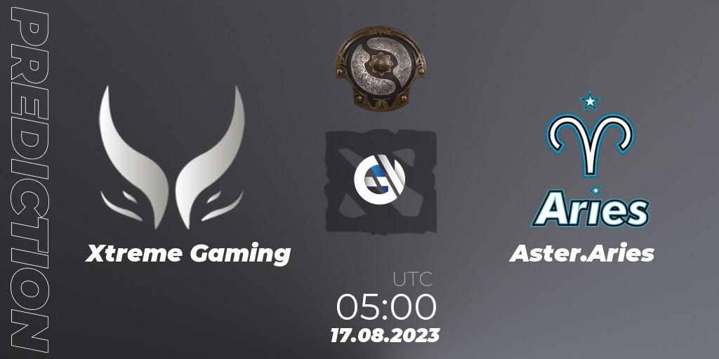 Pronósticos Xtreme Gaming - Aster.Aries. 17.08.23. The International 2023 - China Qualifier - Dota 2