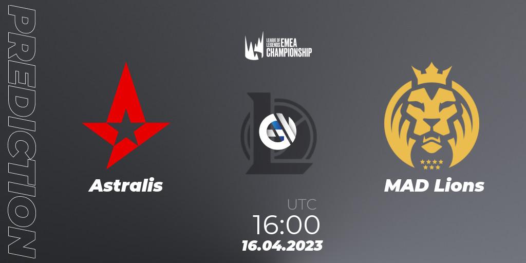 Pronósticos Astralis - MAD Lions. 16.04.23. LEC Spring 2023 - Group Stage - LoL