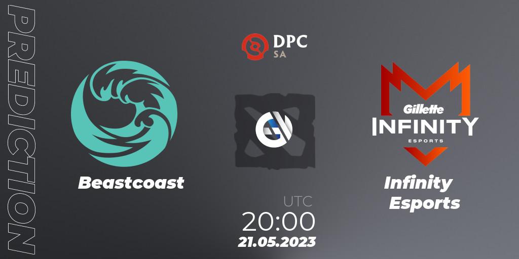 Pronósticos Beastcoast - Infinity Esports. 21.05.23. DPC 2023 Tour 3: SA Division I (Upper) - Dota 2