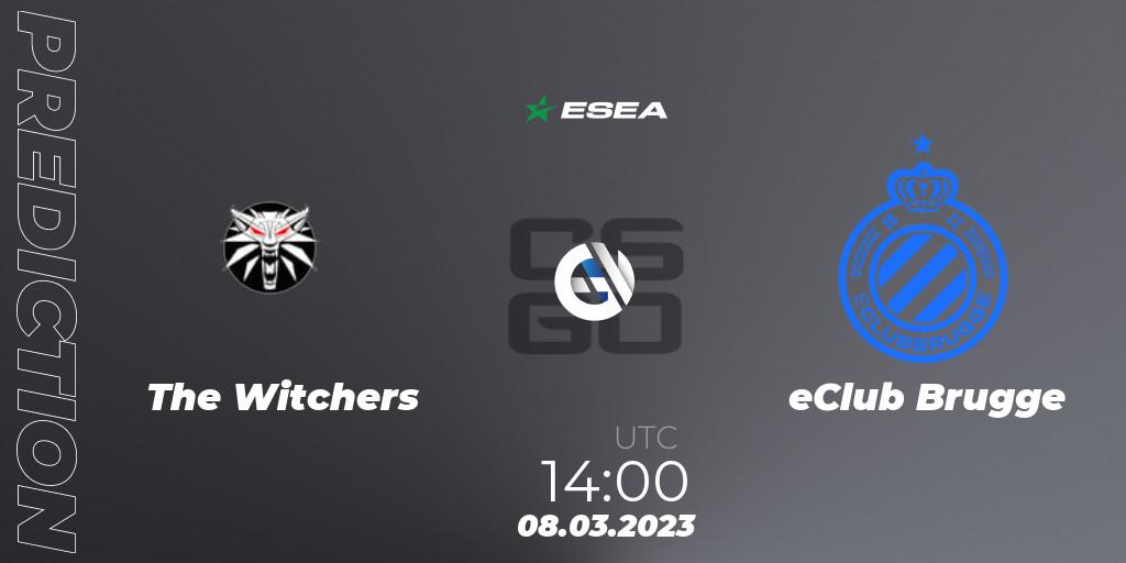 Pronósticos The Witchers - eClub Brugge. 08.03.2023 at 14:10. ESEA Season 44: Advanced Division - Europe - Counter-Strike (CS2)