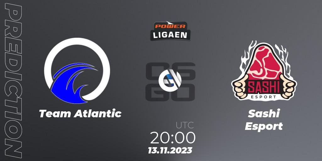 Pronósticos Team Atlantic - Sashi Esport. 13.11.2023 at 20:00. Dust2.dk Ligaen Season 24: Regular Season - Counter-Strike (CS2)