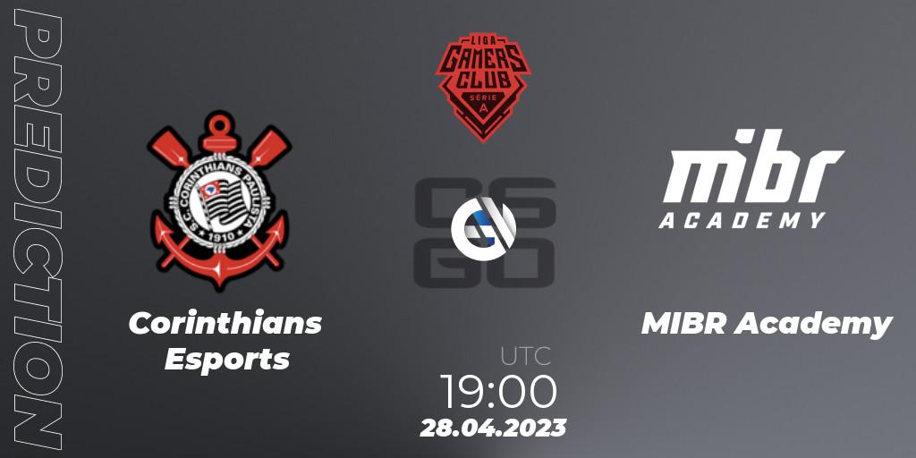 Pronósticos Corinthians Esports - MIBR Academy. 28.04.2023 at 19:00. Gamers Club Liga Série A: April 2023 - Counter-Strike (CS2)