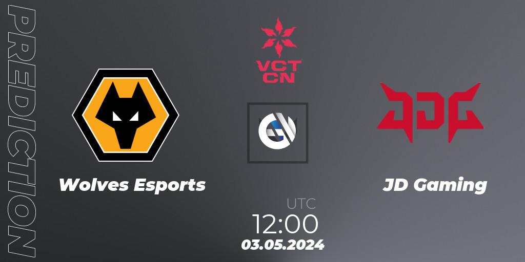 Pronósticos Wolves Esports - JD Gaming. 03.05.2024 at 11:10. VALORANT Champions Tour China 2024: Stage 1 - Group Stage - VALORANT