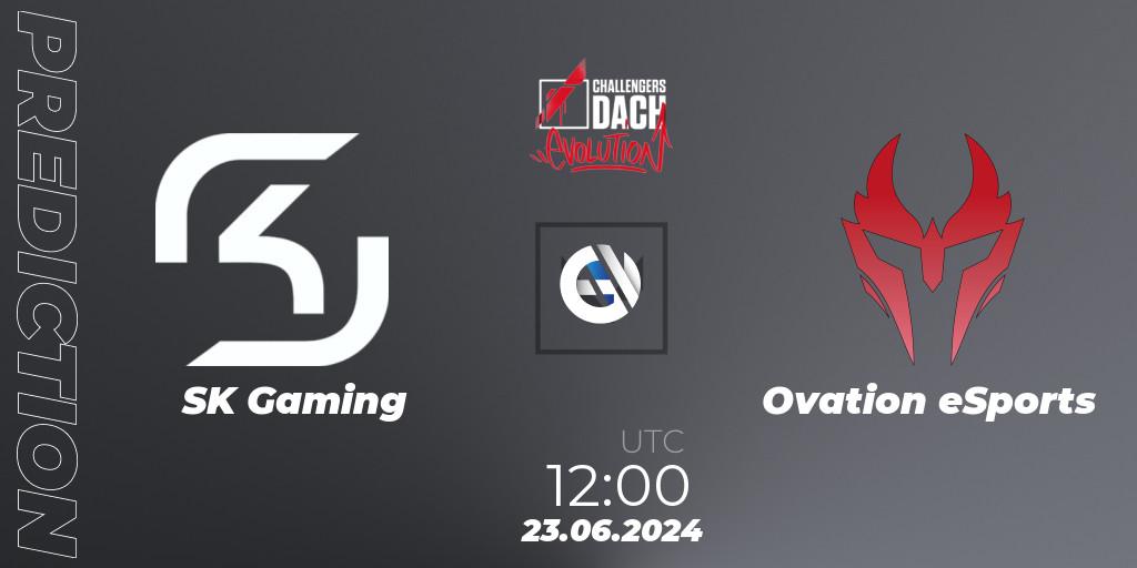 Pronósticos SK Gaming - Ovation eSports. 22.06.2024 at 15:00. VALORANT Challengers 2024 DACH: Evolution Split 2 - VALORANT